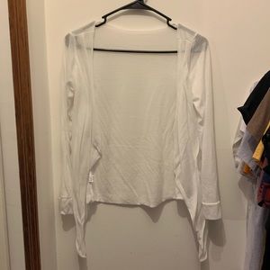 White cardigan size S